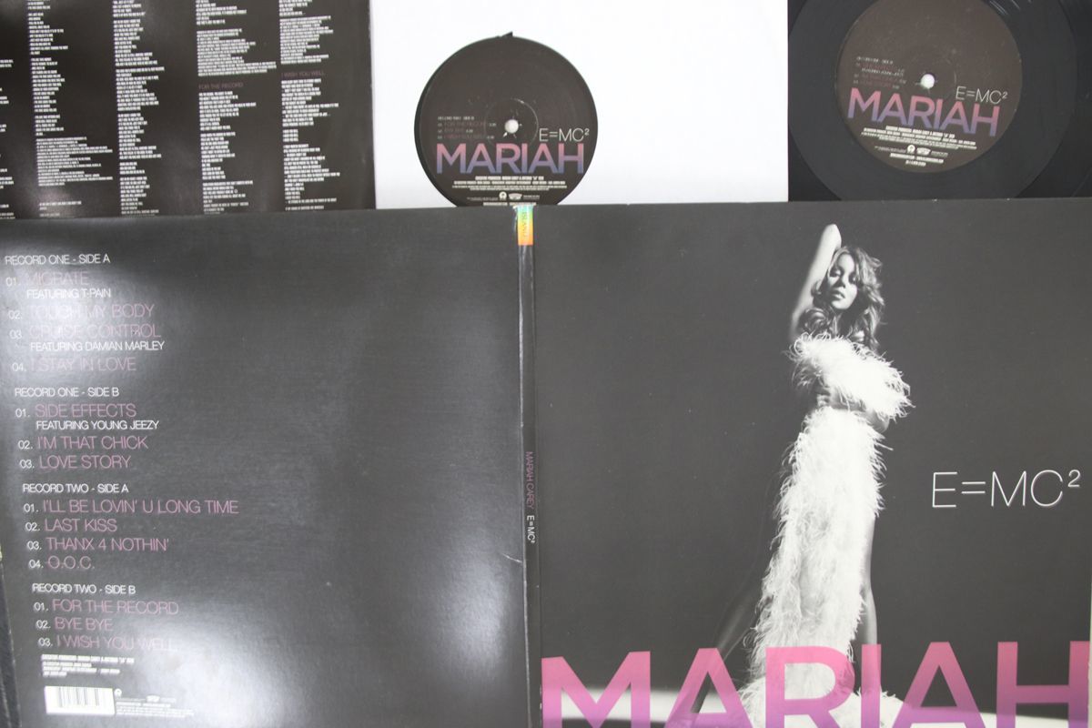 即発送可能 米2discs LP Mariah Carey E=mc2 B001027201 ISLAND /00660