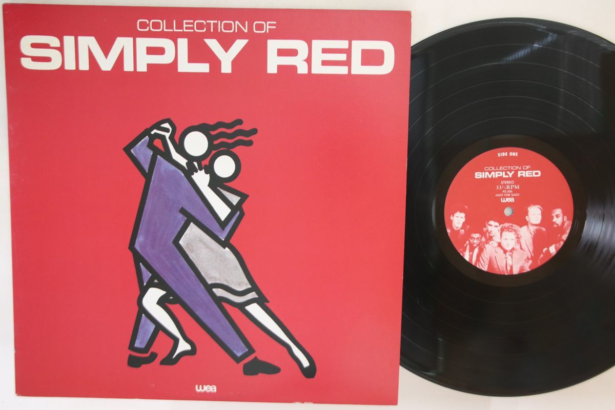 LP Simply Red Collection Of Simply Red PS306 WEA プロモ /00260_画像1