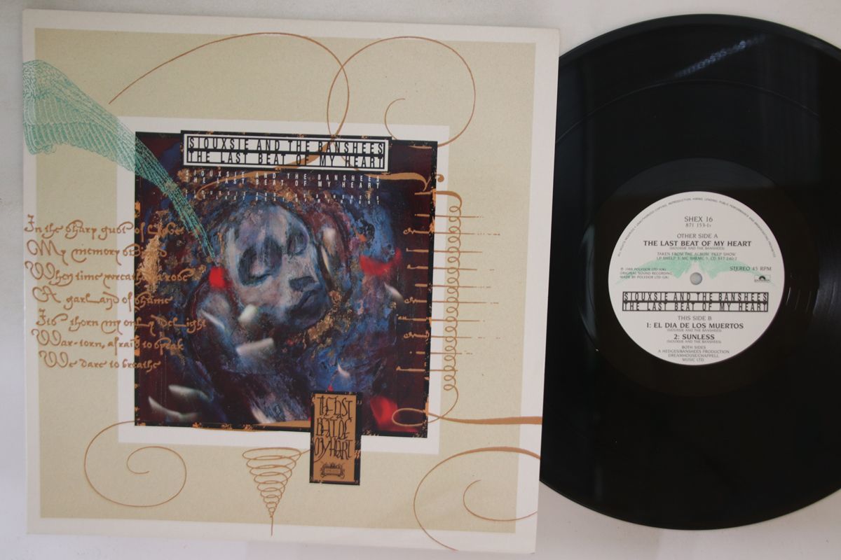 英12 Siouxsie & The Banshees Last Beat Of My Heart SHEX16 WONDERLAND /00250_画像1