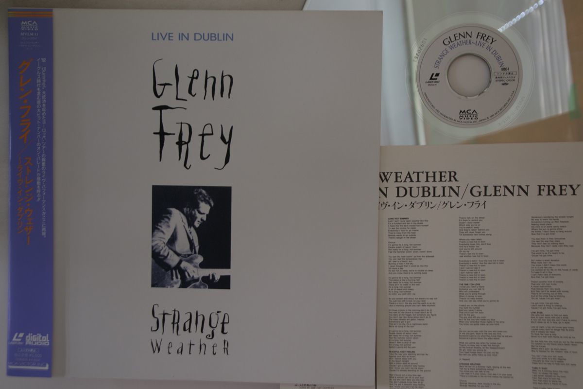 Laserdisc Glenn Free Strance Weather Live в Дублине MVLM11 MCA /00500