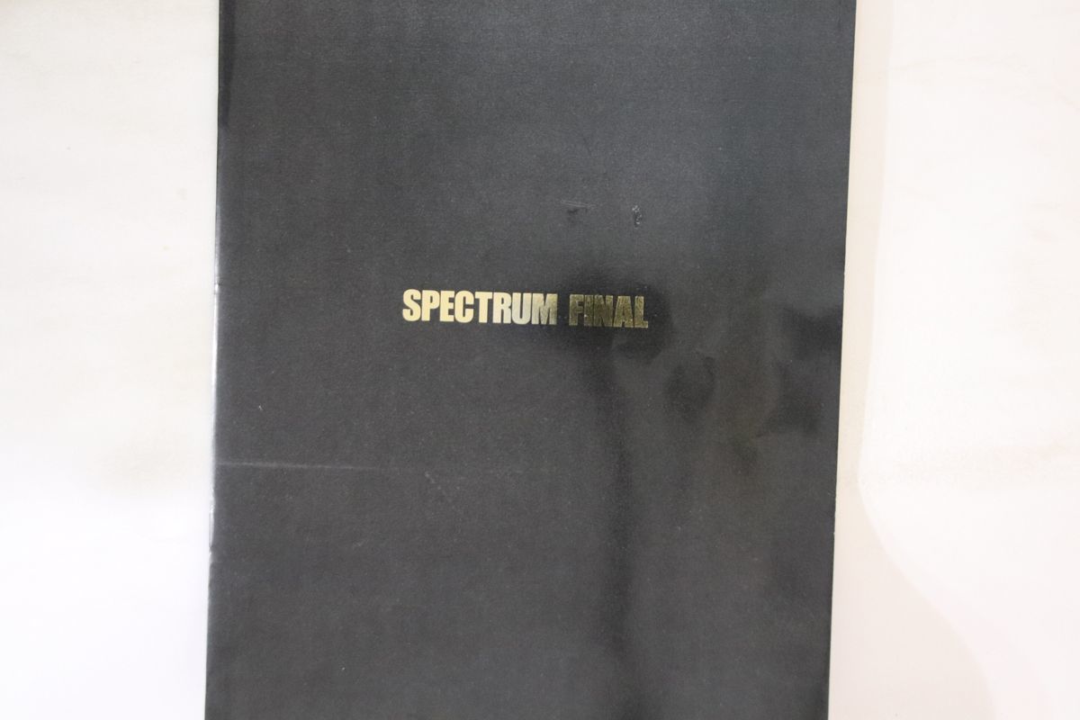 Memorabilia Tour Book Spectrum Final SPECTRUM NOT ON LABEL /00300_画像1