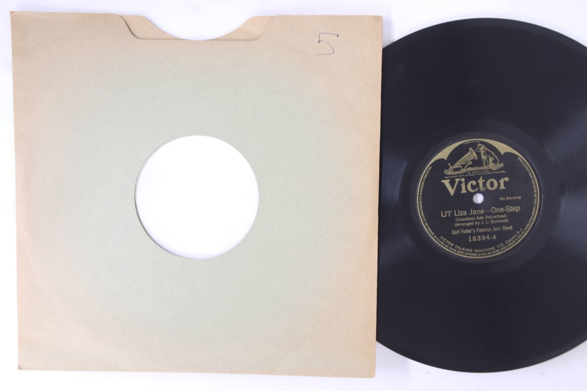  рис 78RPM/SP Earl Fuller Lil Liza Jane / Coon Band Contest 18394 VICTOR /00500