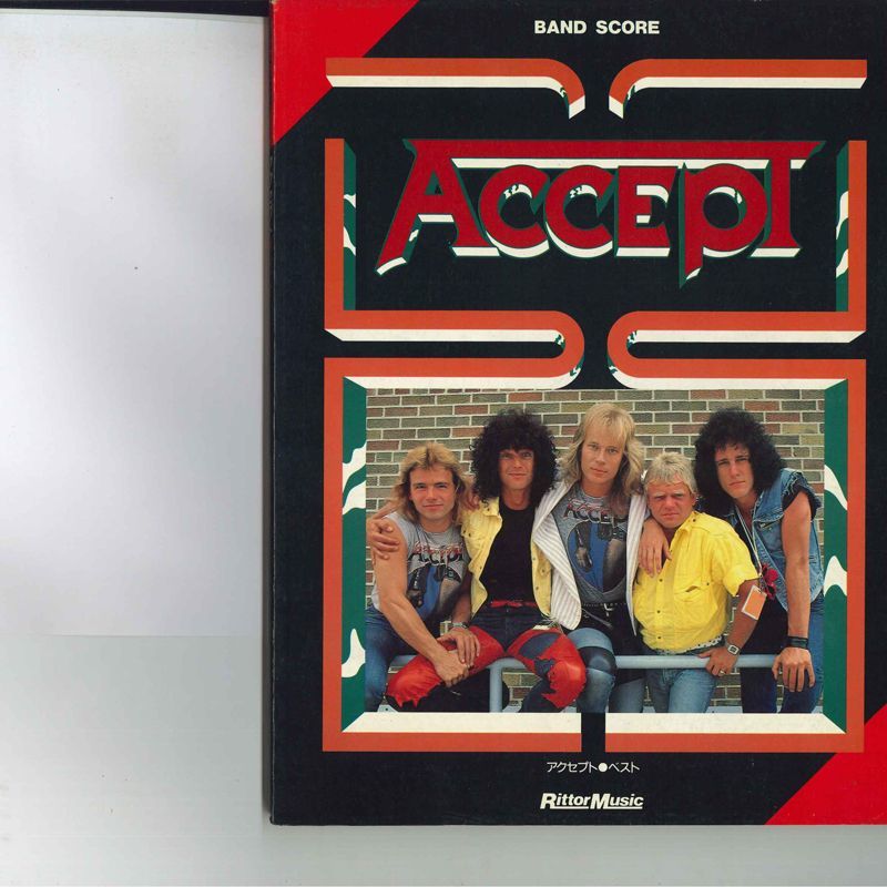 最低価格の BOOKS Band Score Accept ACCEPT RITTOR MUSIC /00280 洋楽