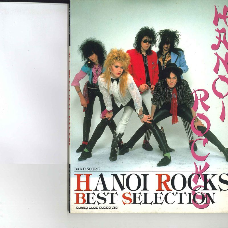 BOOKS Band Score Hanoi Rocks Best Selection ISBN440136029X SHINKO MUSIC /00240_画像1