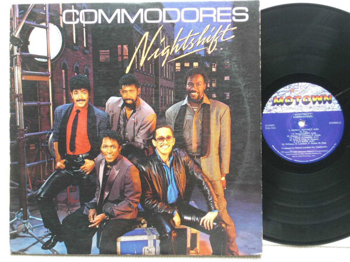 USオリジナル盤LP　Commodores ／ Nightshift 　(Motown 6124ML )★　_画像1