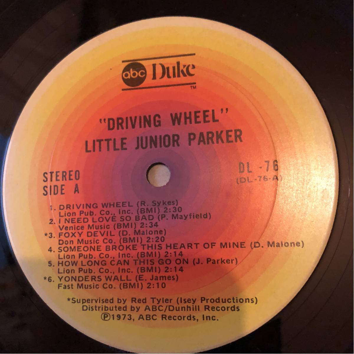 LITTLE junior PARKER /DRIVING WHEEL /US 盤_画像3