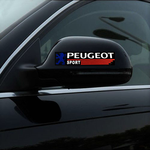 * new arrivals including carriage rare PEUGEOT SPORT Logo Mark white group sticker reflection type 