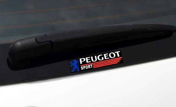 * new arrivals including carriage rare PEUGEOT SPORT Logo Mark white group sticker reflection type 