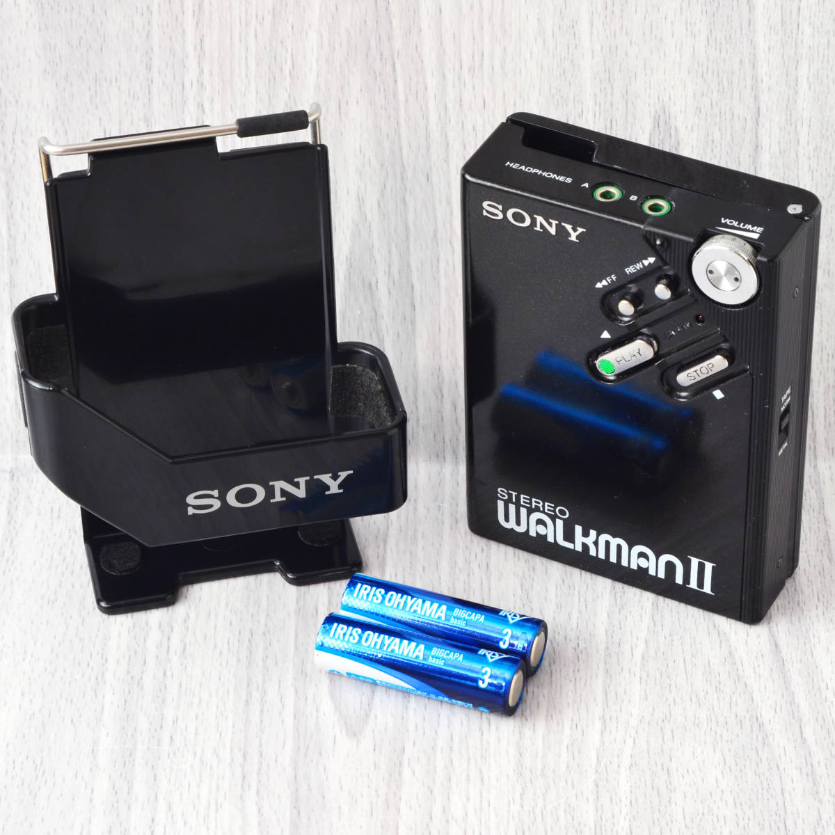 SONY WALKMAN WM-2 ソニーカセットウォークマン 黒 整備済 - 通販