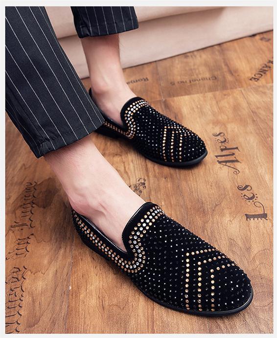* new goods * men's TG21506-24.0cm/38 Loafer slip-on shoes black business shoes driving shoes casual deck shoes 
