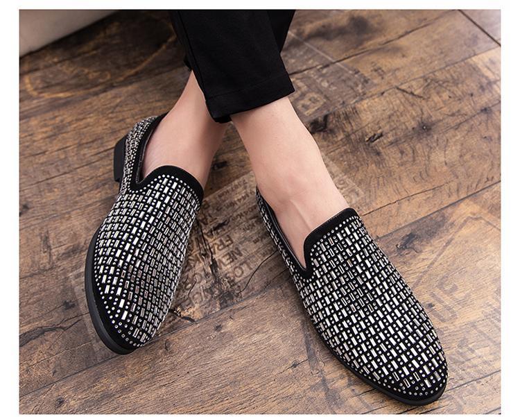 * new goods * men's TG21505-24.0cm/38 Loafer slip-on shoes silver (3 color ) business shoes driving shoes casual 