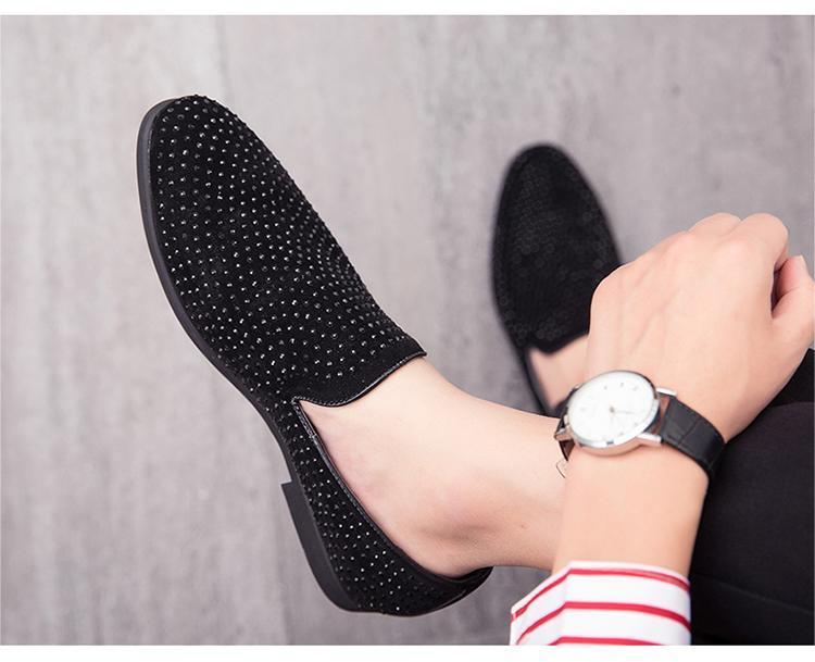 ★ новый товар ★ мужской  TG21507-24.0cm/38 ... мех  ...  черный (2 цвет ) ... обувь    вождение  обувь    повседневный 