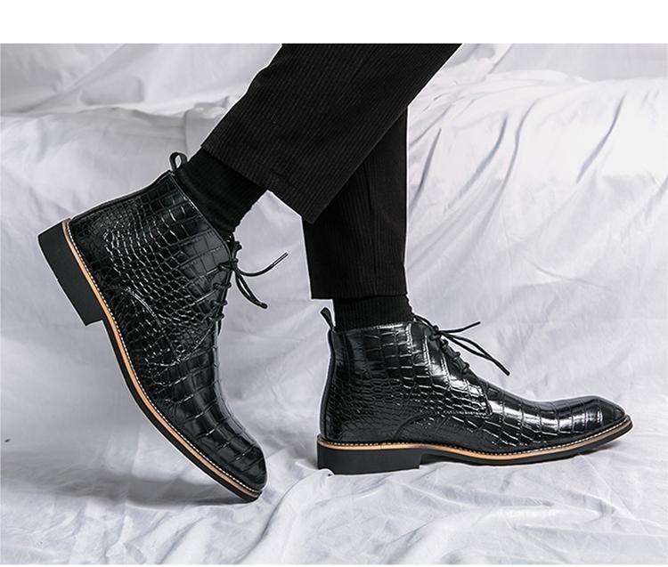 * new goods * men's TG21644-24.0cm/38 short boots black (2 color ) business shoes Work boots 