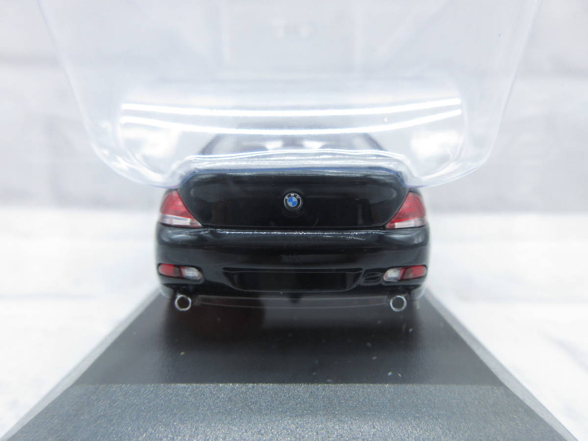 ミニカー　1/43　ミニチャンプス　BMW　6シリーズ　クーペ　2006　ブラック　モデルカー_画像4