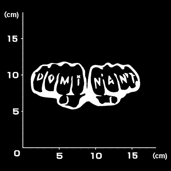 送料無料★0802★ドミナント Dominant★スノーボード★スノボー★SNOWBOARD★ステッカー_画像1