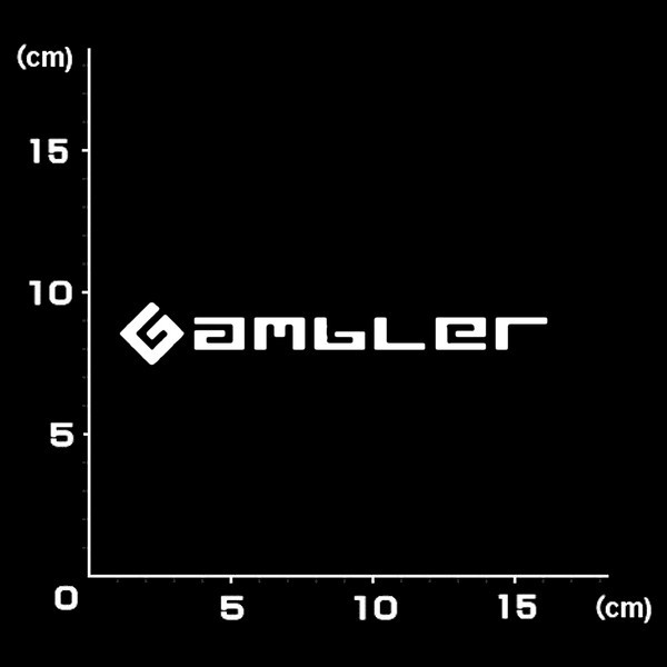 送料無料★0186★GAMBLER ギャンブラー★スノーボード★スノボー★SNOWBOARD★ステッカー_画像1