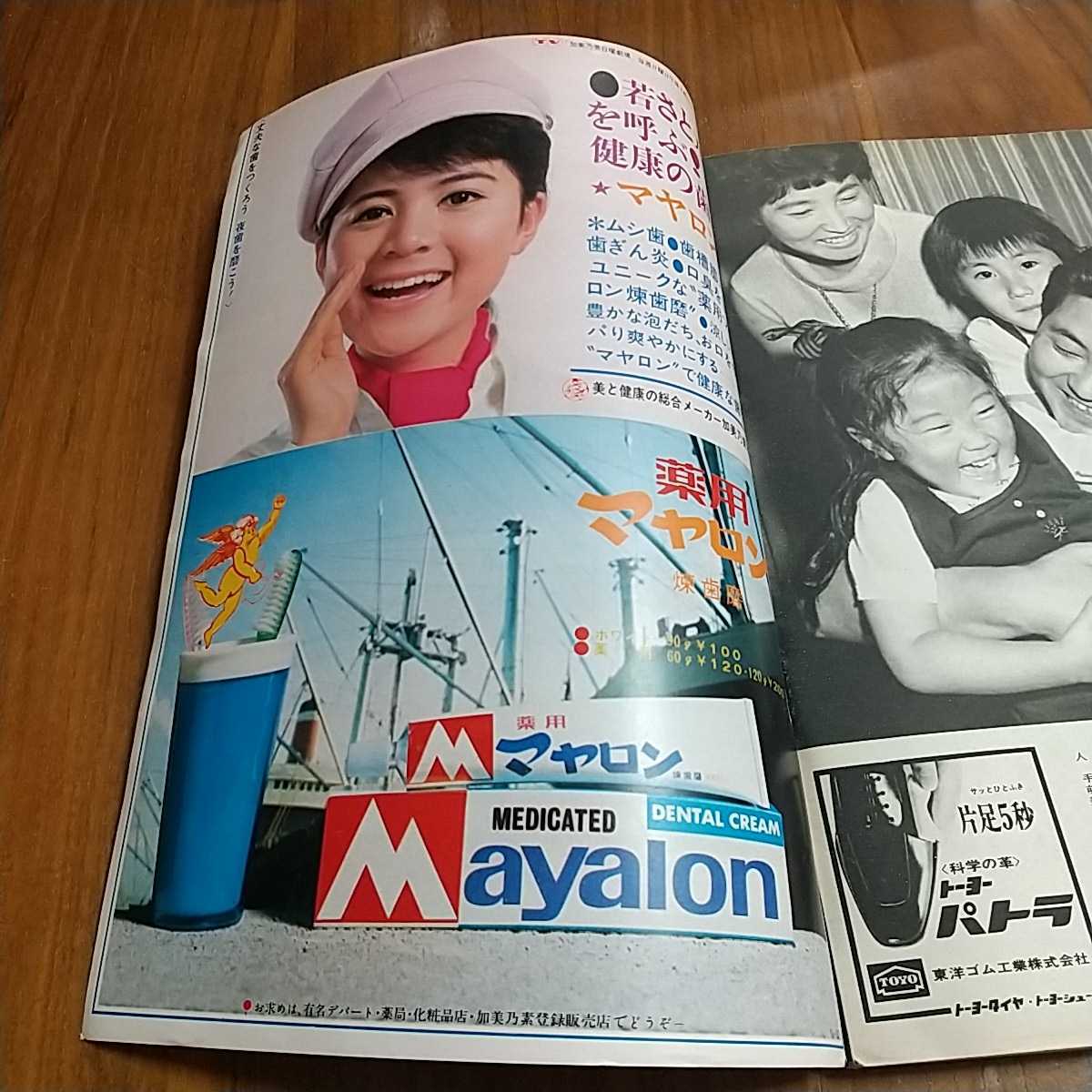 週刊読売 1967 昭和42年 6/2 竹腰美代子 マヒナスターズ 岡田茉莉子 和泉雅子 山内賢 カトリーヌスパーク 西郷輝彦 浩宮様_画像8