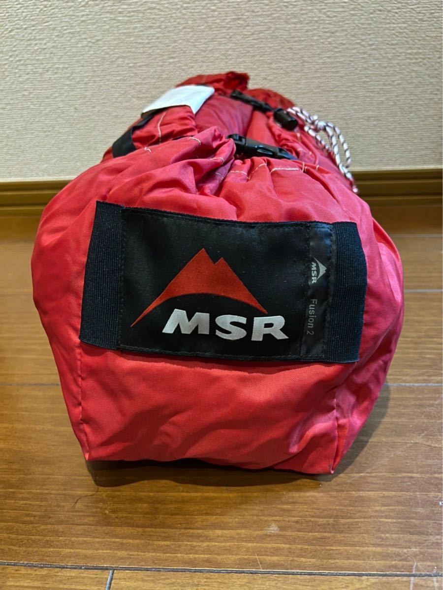【写真・コメント追加・値下げ】MSR fusion フュージョン2、ギアロフト・新品純正フットプリント付き