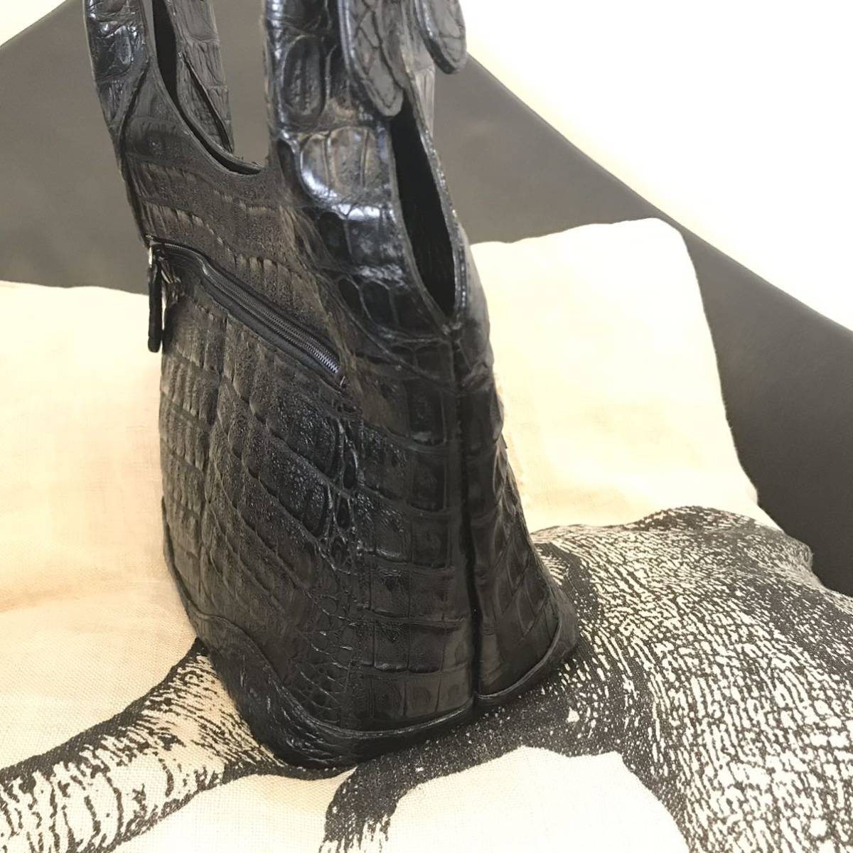 良品☆ リアル ワニ革 ハンドバッグ 肩がけショルダーバッグ | opts-ng.com