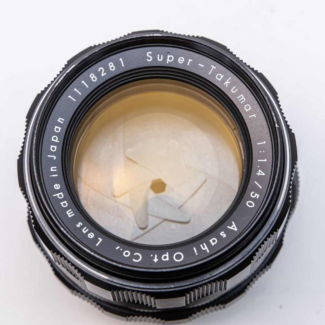 PENTAX Super Takumar 50mm F1.4 前期 8枚玉 (M42) 【管理番号A1512