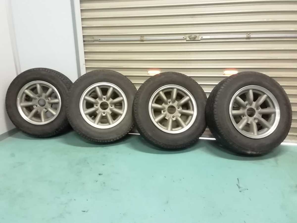 当時物のワタナベ♪希少ゴールドの4本セット旧車(๑•̀ㅂ•́)و✧-