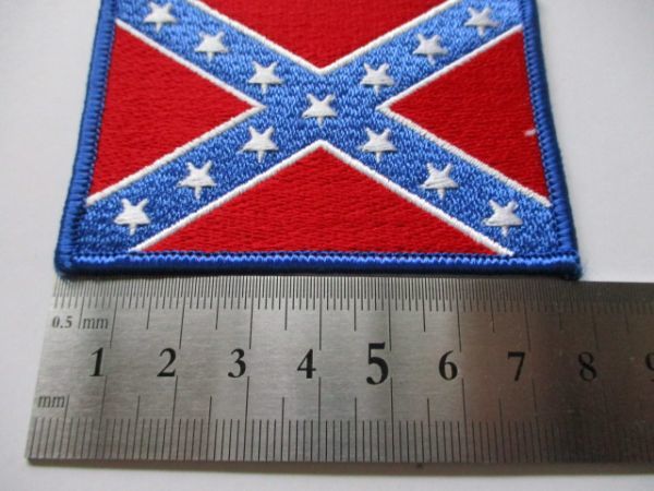 【送料無料】アメリカ南軍旗パッチ刺繍ワッペン/南北戦争FLAG PATCH米軍patchesフラッグUSAミリタリー徽章アーミー装備プレスリー M55_画像8