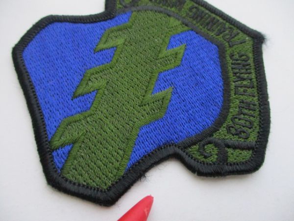 【送料無料】アメリカ空軍80TH FLYING TRAINING WINGパッチ刺繍ワッペン/FTWエアフォースAIR FORCE米空軍USAF米軍USミリタリー M54_画像3