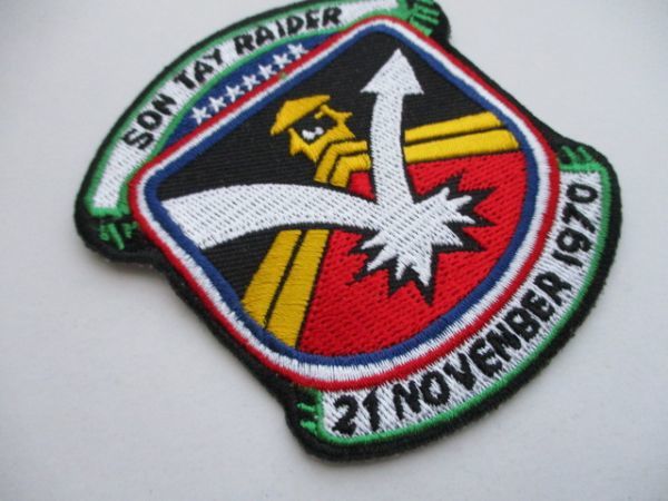 【送料無料】ベトナム戦争アメリカ陸軍SON TAY RAIDER 21 NOVENBER 1970パッチ刺繍ワッペン/Aナム戦VIETNAM WARアーミーARMY米陸軍USA M54_画像2