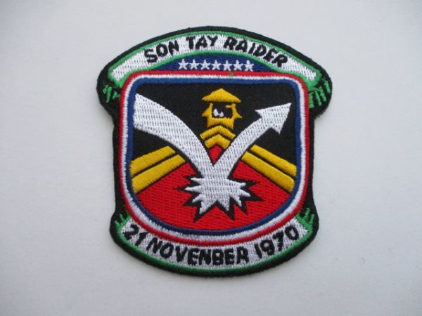 【送料無料】ベトナム戦争アメリカ陸軍SON TAY RAIDER 21 NOVENBER 1970パッチ刺繍ワッペン/Aナム戦VIETNAM WARアーミーARMY米陸軍USA M54_画像1