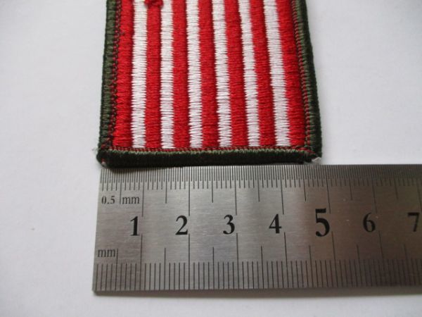 【送料無料】アメリカ国旗 星条旗 パッチ刺繍ワッペン/FLAG PATCH米軍patchesフラッグUSAミリタリーARMY徽章Hアーミー装備サバゲー M56_画像9