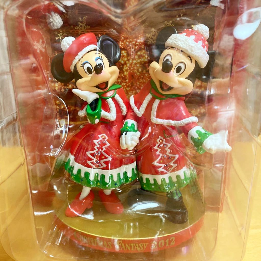 [ new goods * unopened ] Disney Land limitation figure Lynn card attaching Mickey & minnie CHRISTMAS FANTASY 2012 Christmas ornament goods 