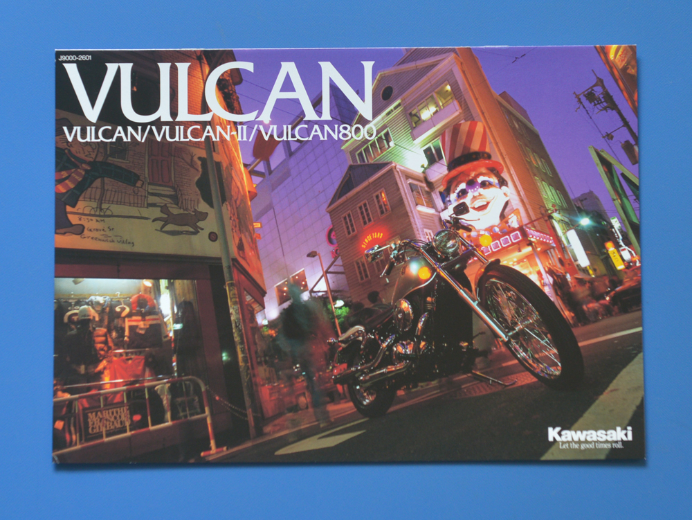 カワサキ　バルカン　VN800A　KAWASAKI　VULCAN　平成7年12月　バイクカタログ　水冷4ストローク　SOHC4バルブ　V２【K1970-13】_画像1