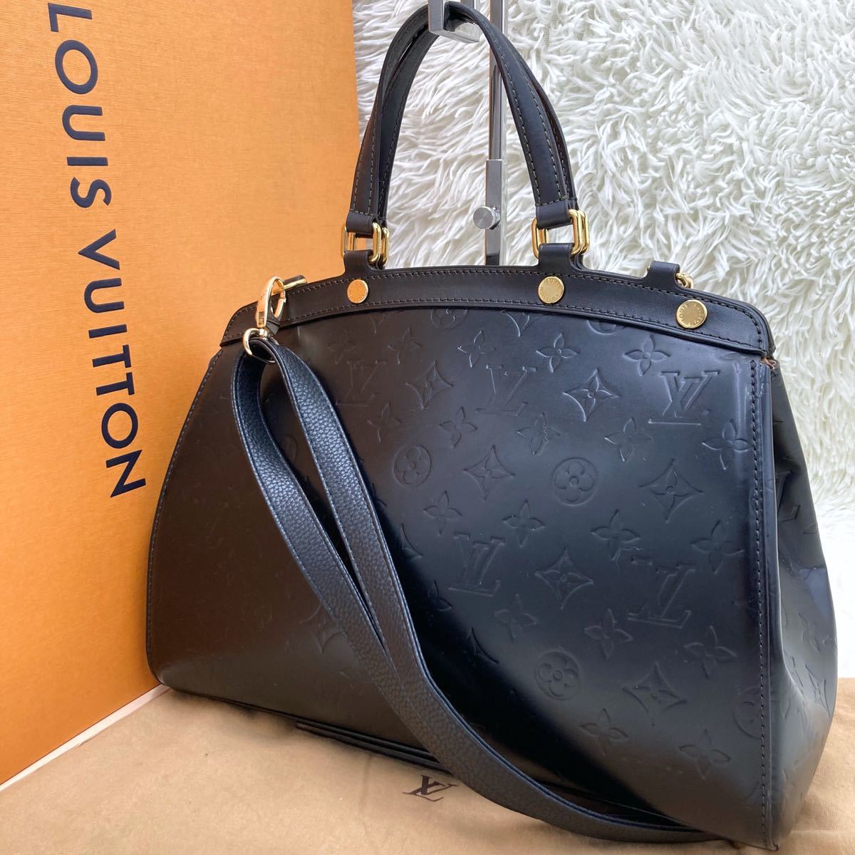 LOUIS VUITTON ルイヴィトン 2way ショルダーバッグ ブレアMM 黒