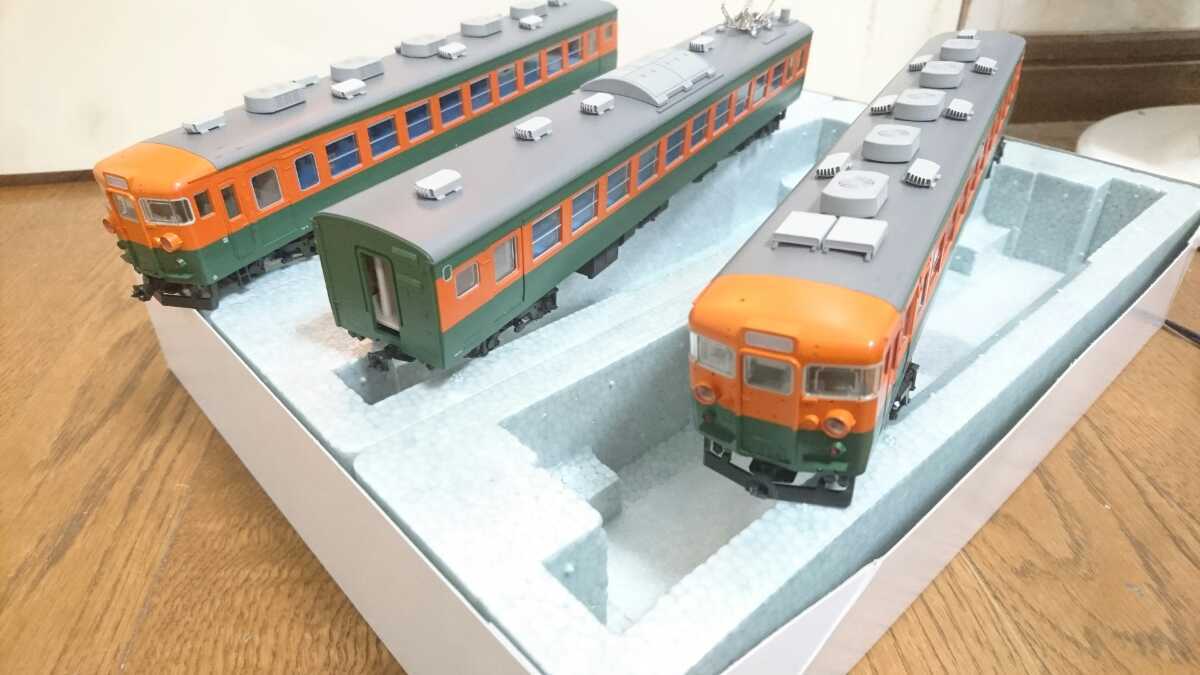 KATO 165系 急行電車 3両セット モーターつき 最新ロット sariater