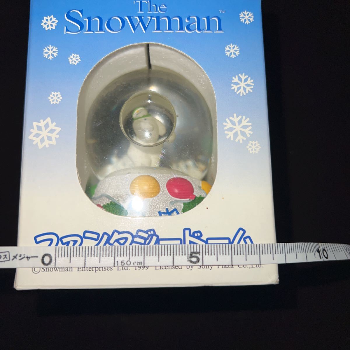 【送料無料】The Snowman スノーマン スノードーム ウォーターグローブ SEGA 1999 キャラクター グッズ 雪が舞う仕様 未使用 レトロの画像6