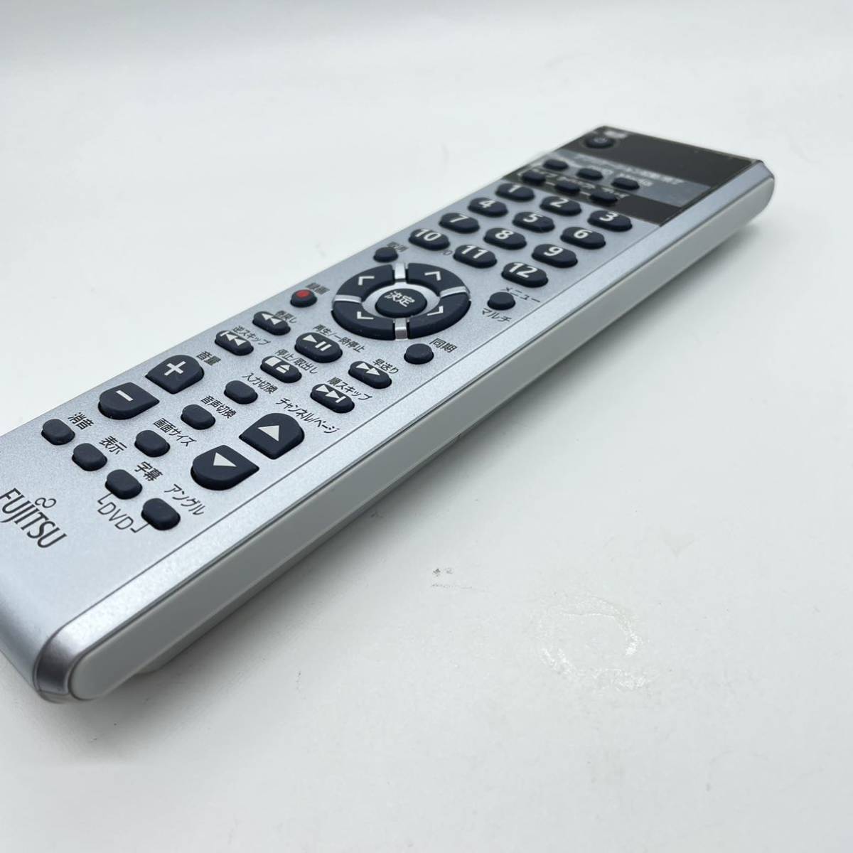 送料無料／30日間保証／FUJITSU 富士通　純正　TV/DVDリモコン CP166183-01 全ボタン赤外線反応確認済_画像7