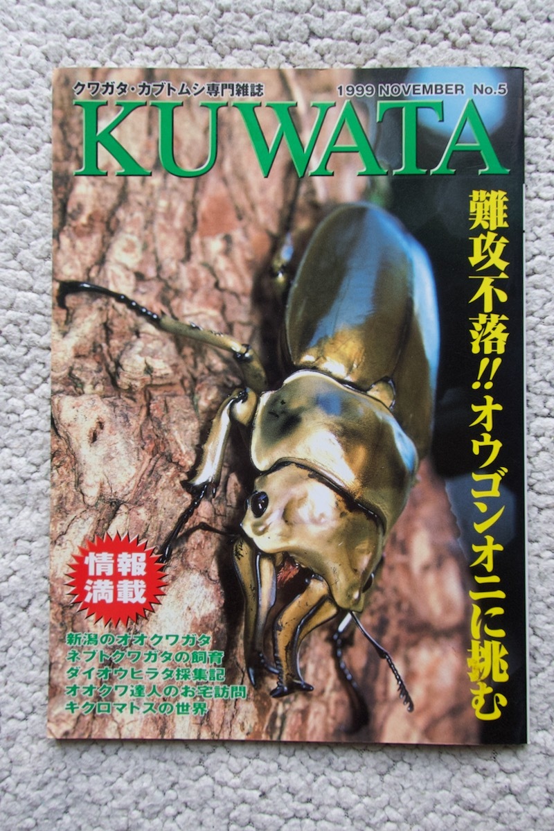  рогач * жук-носорог специализация журнал KUWATA отдельный выпуск No,5 1999 11 месяц номер дефект . не .!!ougononi...