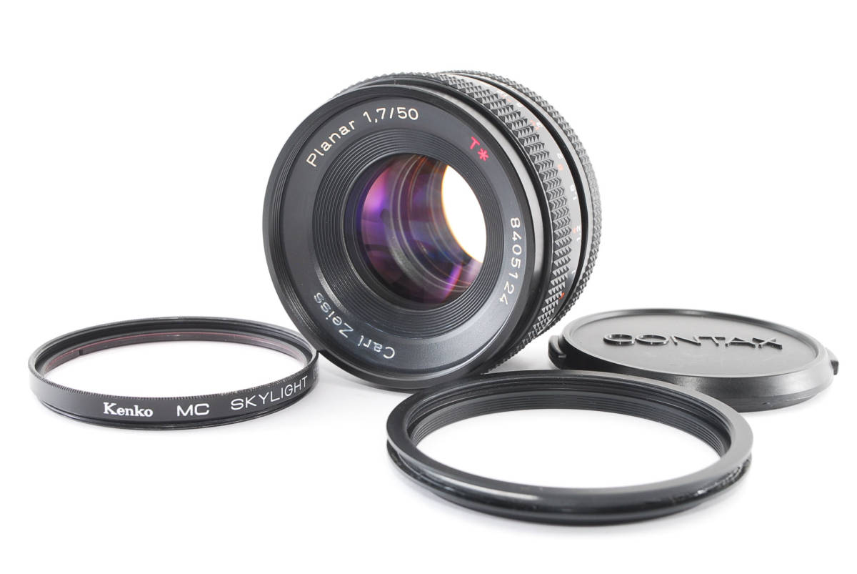 ☆超美品☆ コンタックス CONTAX Carl Zeiss Planar 50mm F1.7 T* MMJ