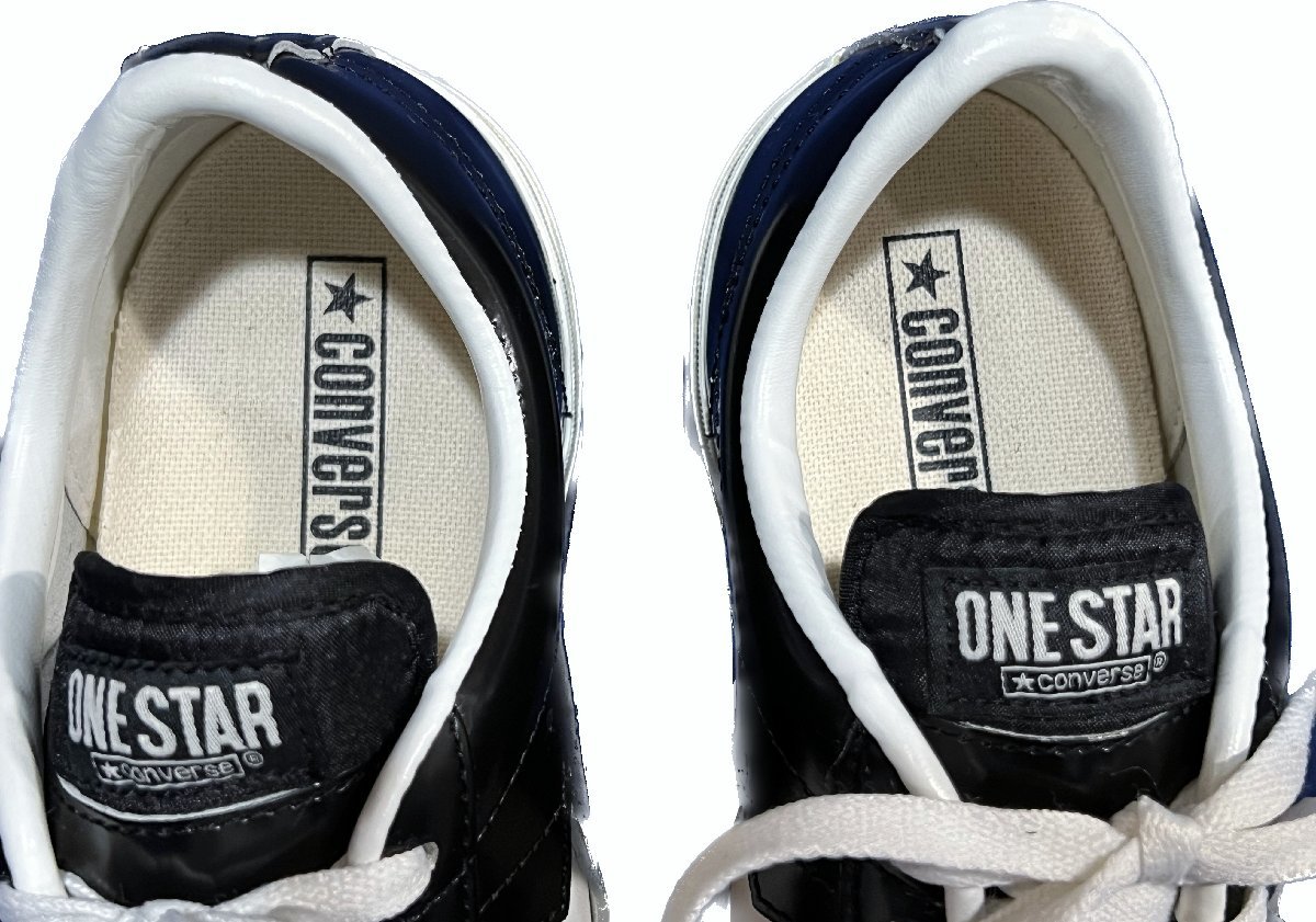極美品 コンバース ワンスター 黒白 26.5cm ブラック CONVERSE ONESTAR