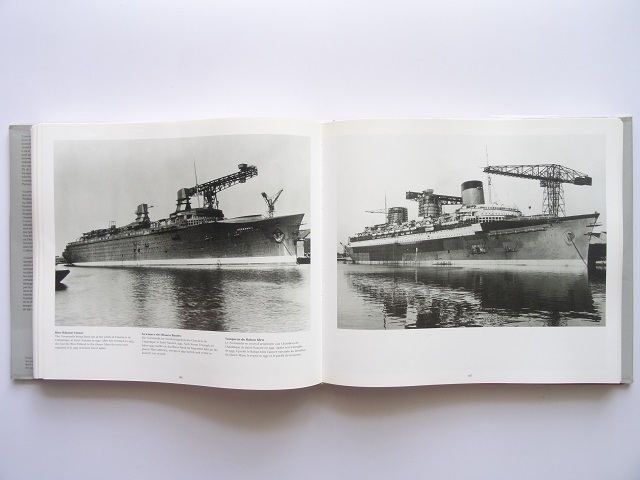  foreign book * gorgeous passenger boat photoalbum book@ Thai tanik Queen Elizabeth number another 