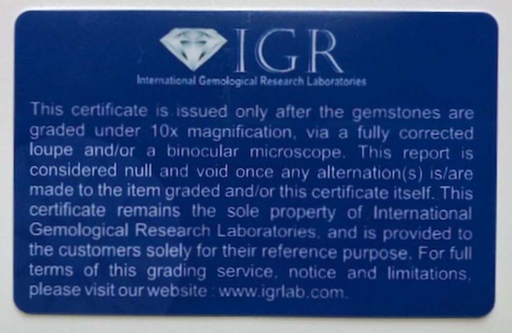 天然ブルーダイヤモンドルース 0.18ct:0294】IGRカード鑑別書付 HPHT