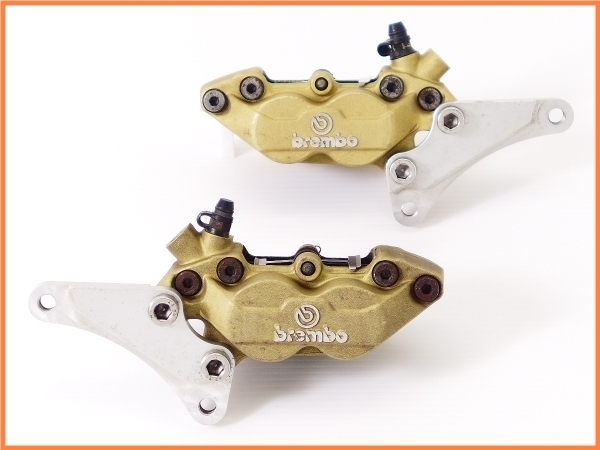 *[M1] superior article!XJR1200/XJR1300 Brembo 4POT front caliper & support set!V-MAX!