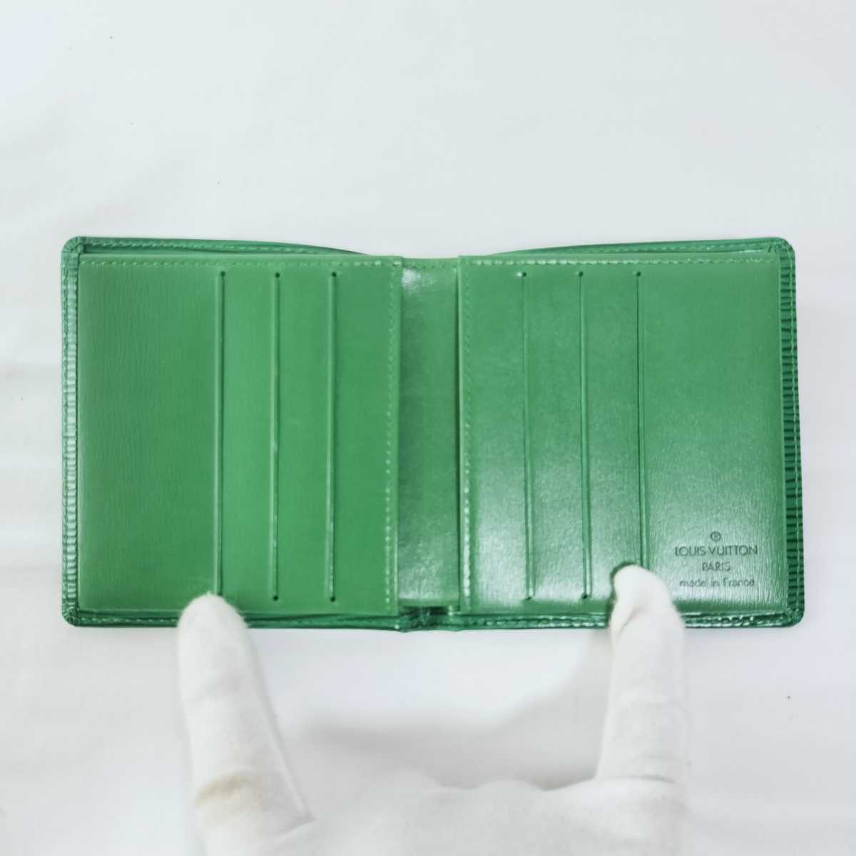 未使用級 正規品 ルイヴィトン 折り財布 エピ ポルトフォイユ 未使用級 正規品 ルイヴィトン 折り財布 エピ ポルトフォイユ