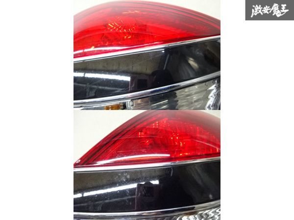 メルセデスベンツ 純正 W221 Sクラス 前期 LED テールライト ランプ 右 右側 ハンドル位置不明 A221 820 0264 点灯OK 割れ無し 棚24-4の画像3