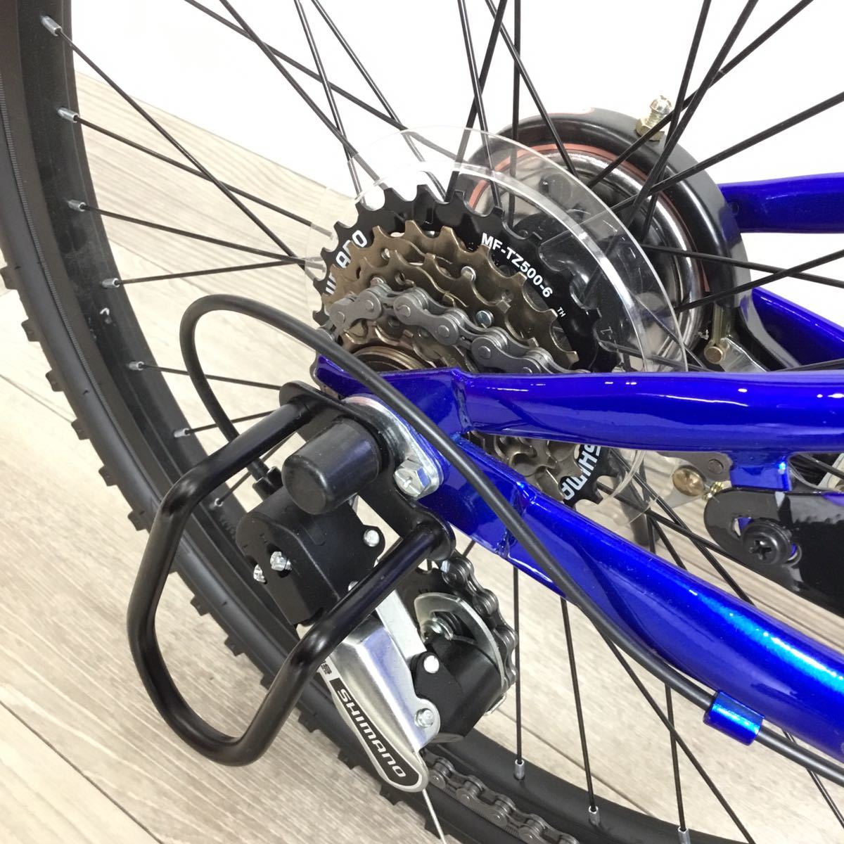 FO12◎ダイニチ 22インチ 6段ギア 子供用 自転車 (834) ブルー 青系 F21X71088 直接引取可 領収書発行可 未使用品◎_画像5