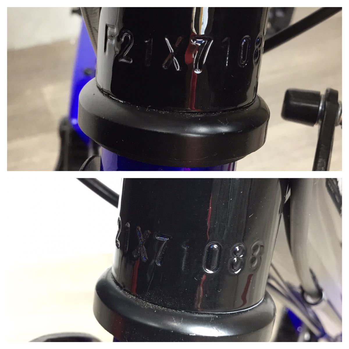 FO12◎ダイニチ 22インチ 6段ギア 子供用 自転車 (834) ブルー 青系 F21X71088 直接引取可 領収書発行可 未使用品◎_画像9