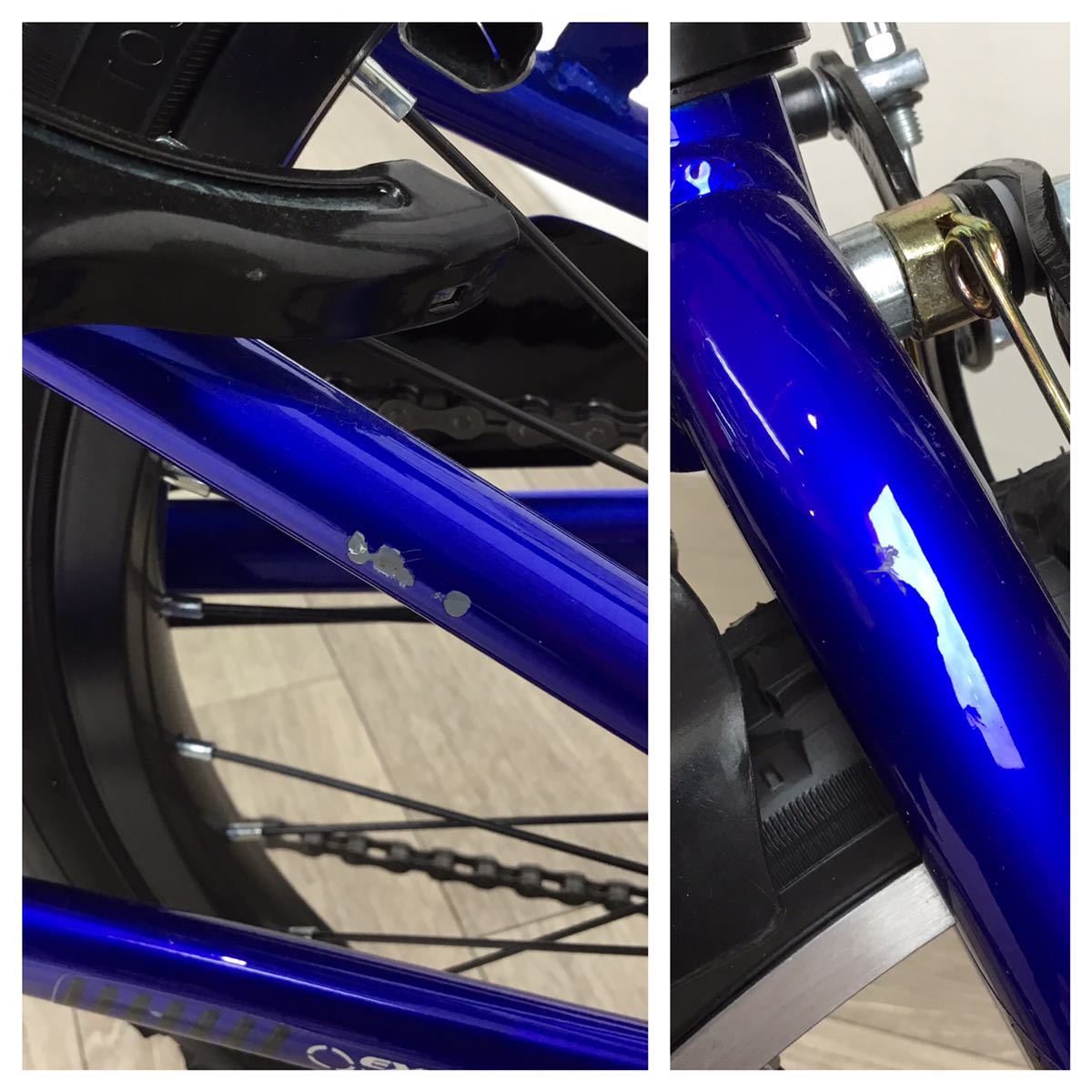 FO12◎ダイニチ 22インチ 6段ギア 子供用 自転車 (834) ブルー 青系 F21X71088 直接引取可 領収書発行可 未使用品◎_画像10