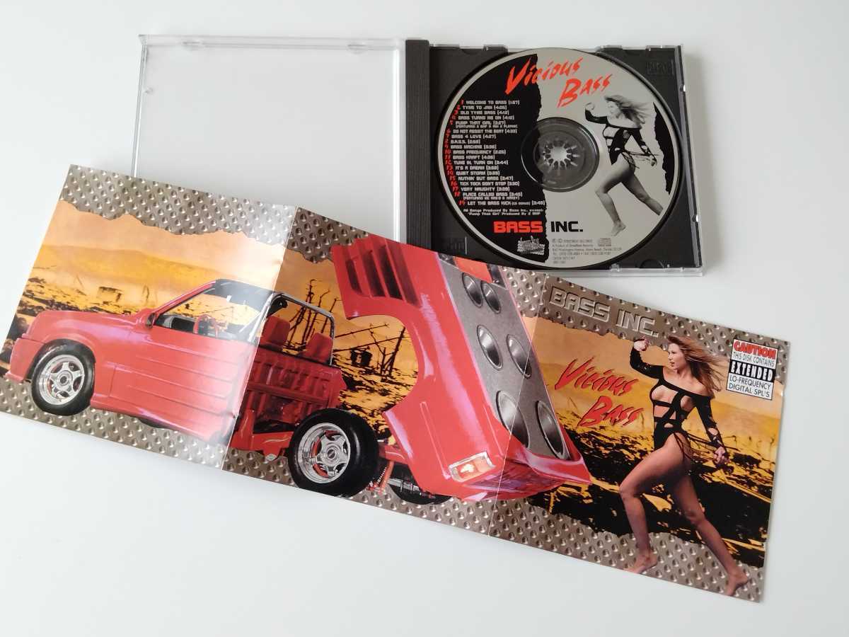 BASS INC. / Vicious Bass CD STREETBEAT RECORDS SBD1001 94年リリース希少盤,Neil Case,Keith Rosenberg,Beat Dominator,Mr.Bassman,_画像3
