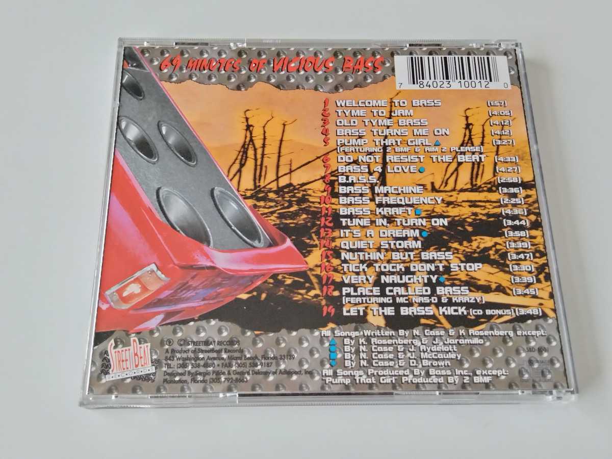 BASS INC. / Vicious Bass CD STREETBEAT RECORDS SBD1001 94年リリース希少盤,Neil Case,Keith Rosenberg,Beat Dominator,Mr.Bassman,_画像2