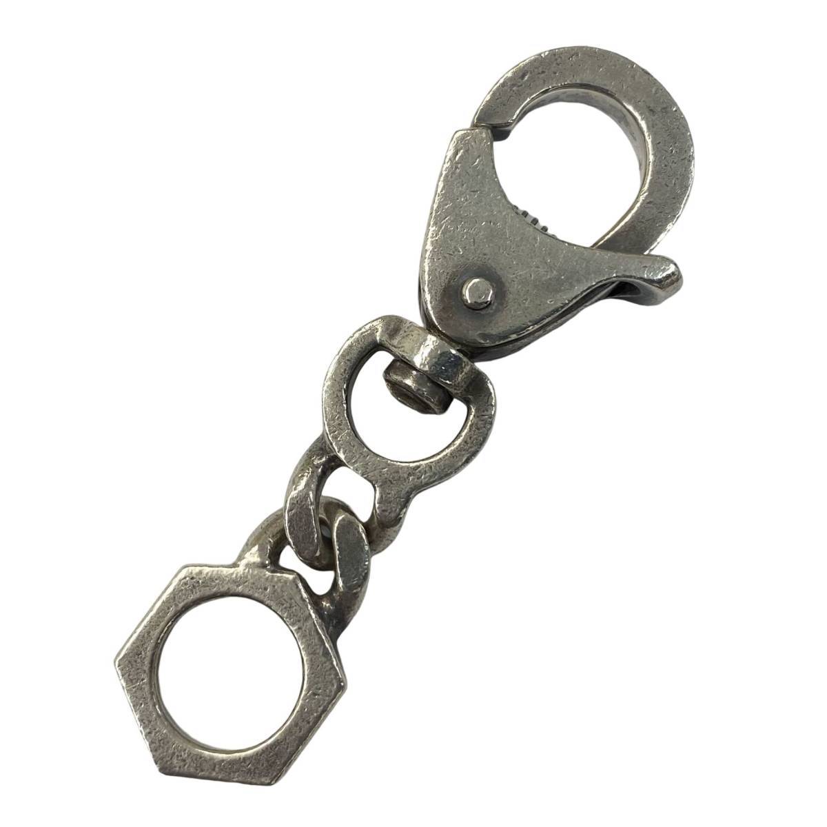 PUERTA DEL SOL プエルタデルソル シルバー 950 六角 ナット ボルト ネジ フック キーチェーン キーリング キーホルダー ナイト チェス